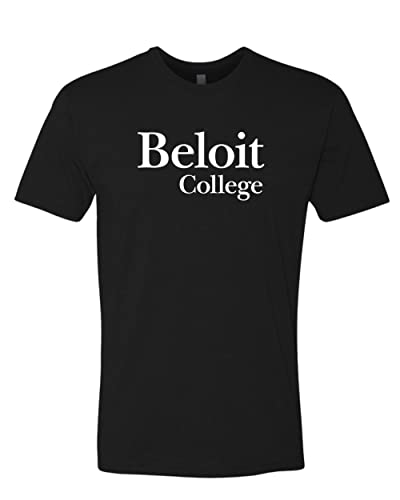 Beloit College 1 Color Exclusive Soft Shirt - Black
