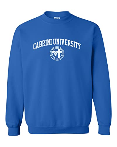 Cabrini University Arched Crewneck Sweatshirt - Royal