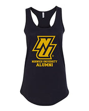 Load image into Gallery viewer, Norwich University Alumni Ladies Tank Top - Black
