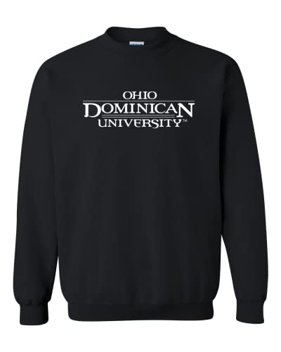 Ohio Dominican Text Only Logo One Color Sweatshirt - Black