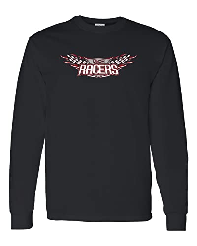 Northwestern Ohio UNOH Racers Full Logo Long Sleeve Shirt - Black