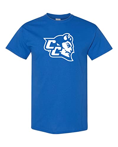 Central Connecticut CC Mascot T-Shirt - Royal