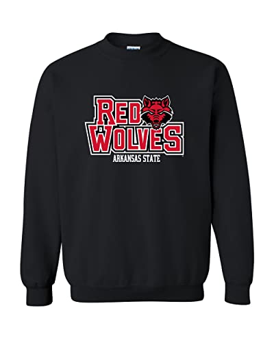 Arkansas State Red Wolves Crewneck Sweatshirt - Black