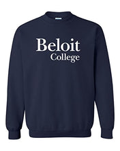 Load image into Gallery viewer, Beloit College 1 Color Crewneck Sweatshirt - Navy
