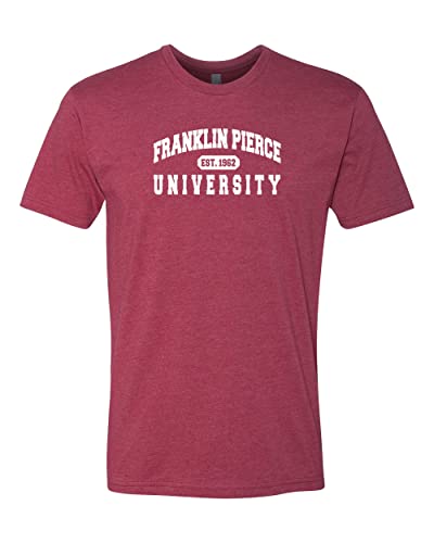 Vintage Franklin Pierce University Soft Exclusive T-Shirt - Cardinal