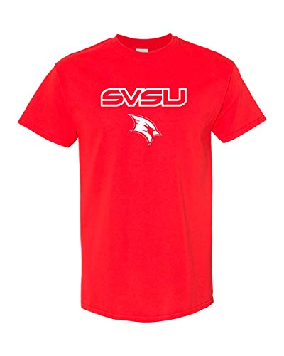 Saginaw Valley SVSU One Color T-Shirt - Red