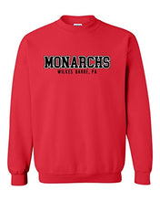 Load image into Gallery viewer, King&#39;s College Monarchs Crewneck Sweatshirt - Red
