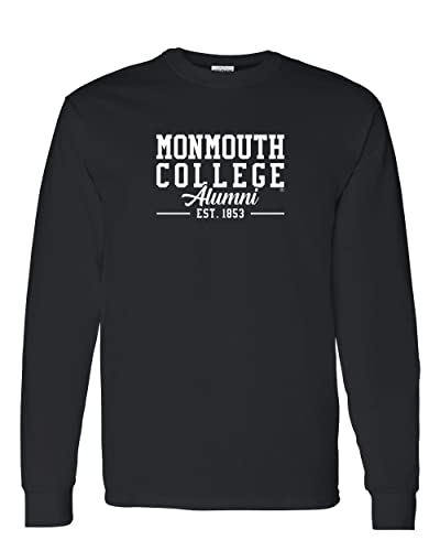 Monmouth College Alumni Long Sleeve Shirt - Black