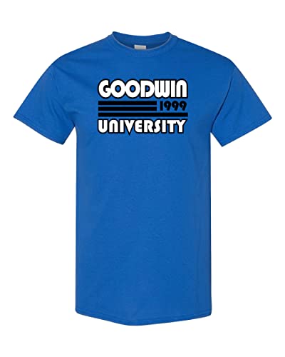 Retro Goodwin University T-Shirt - Royal