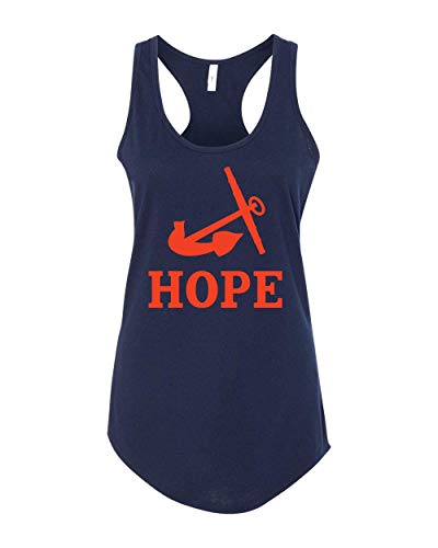 Hope College Anchor One Color Tank Top - Midnight Navy