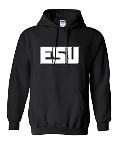 Emporia State ESU Hooded Sweatshirt - Black