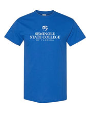 Load image into Gallery viewer, Seminole State College Stacked T-Shirt - Royal
