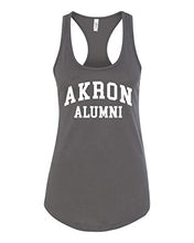 Load image into Gallery viewer, University of Akron Alumni Ladies Tank Top - Dark Grey
