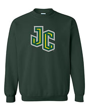 Load image into Gallery viewer, New Jersey City Full Color JC Crewneck Sweatshirt - Forest Green
