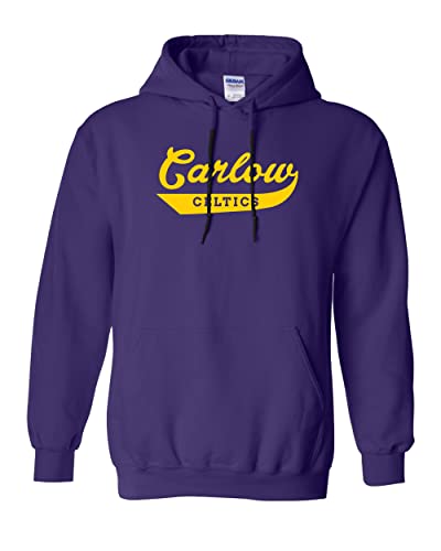 Carlow Celtics Retro Banner Hooded Sweatshirt - Purple