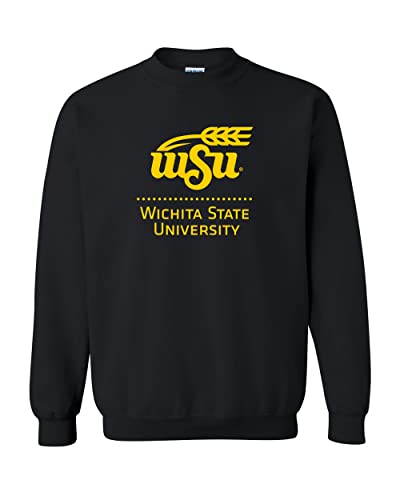 Wichita State WSU Crewneck Sweatshirt - Black