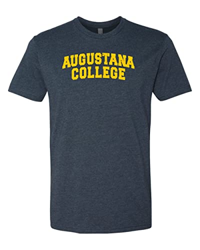 Vintage Augustana College Soft Exclusive T-Shirt - Midnight Navy