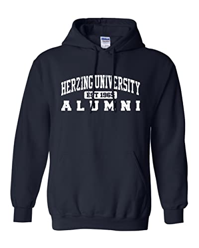 Herzing University Alumni Hooded Sweatshirt - Navy