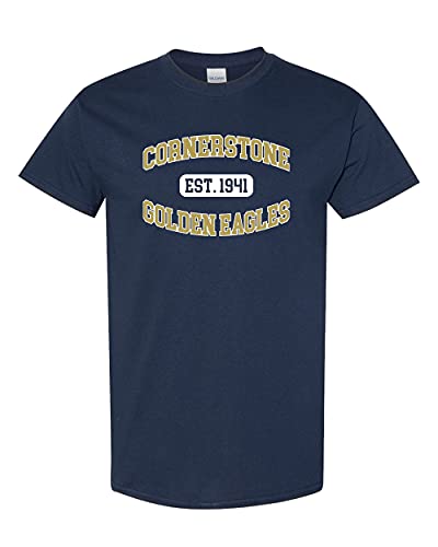 Cornerstone Vintage Est 1941 T-Shirt - Navy