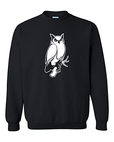 Keene State College Owl Crewneck Sweatshirt - Black