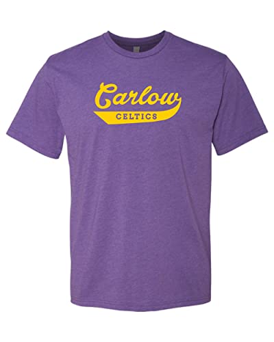 Carlow Celtics Retro Banner Exclusive Soft Shirt - Purple Rush