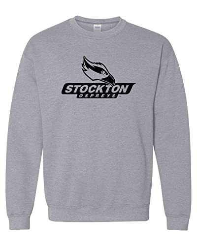 Stockton University Ospreys Crewneck Sweatshirt - Sport Grey