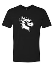Load image into Gallery viewer, Wesleyan University 1 Color Mascot Exclusive Soft T-Shirt - Black
