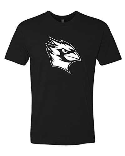 Wesleyan University 1 Color Mascot Exclusive Soft T-Shirt - Black