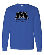 Load image into Gallery viewer, Morehead State University M Long Sleeve T-Shirt - Royal
