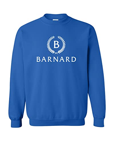 Barnard College Official Logo Crewneck Sweatshirt - Royal