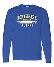 Load image into Gallery viewer, North Park University Alumni Long Sleeve T-Shirt - Royal
