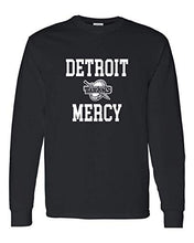 Load image into Gallery viewer, Detroit Mercy Stacked One Color Long Sleeve T-Shirt - Black
