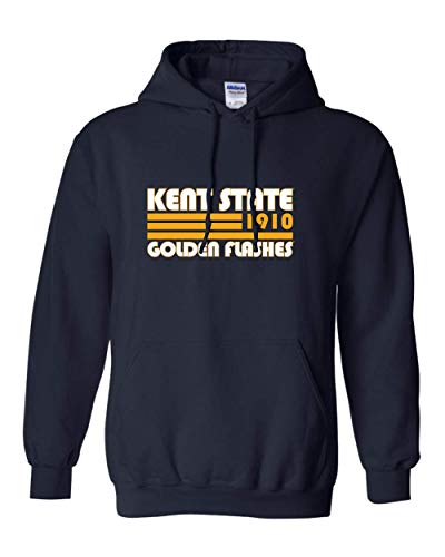 Kent State Golden Flashes Retro Hooded Sweatshirt - Navy