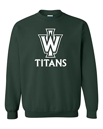 Illinois Wesleyan Titans Crewneck Sweatshirt - Forest Green