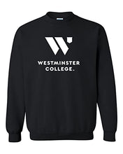 Load image into Gallery viewer, Westminster College 1 Color Crewneck Sweatshirt - Black
