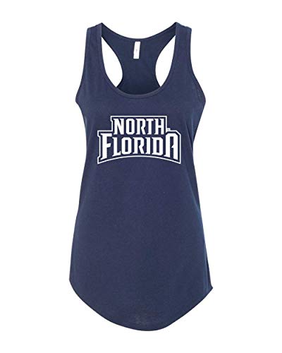 North Florida Text Only Tank Top - Midnight Navy