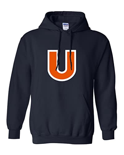 Utica University U Hooded Sweatshirt - Navy