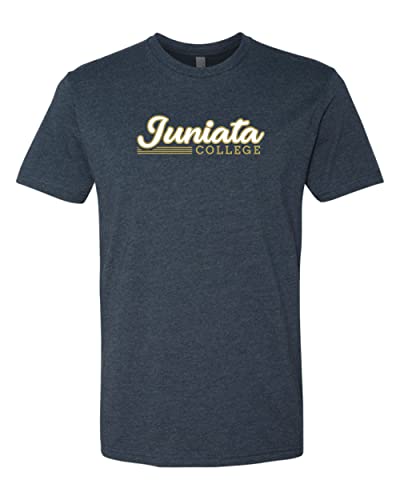 Juniata College 2 Color Soft Exclusive T-Shirt - Midnight Navy