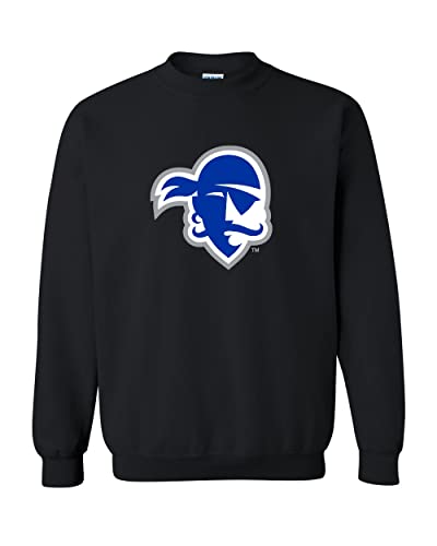 Seton Hall 1 Color Mascot Crewneck Sweatshirt - Black