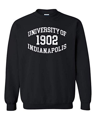 University of Indianapolis 1902 Vintage Crewneck Sweatshirt - Black