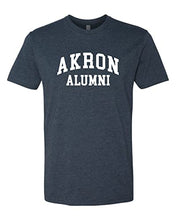 Load image into Gallery viewer, University of Akron Alumni Soft Exclusive T-Shirt - Midnight Navy
