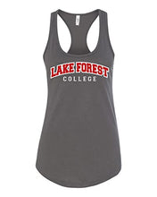 Load image into Gallery viewer, Lake Forest College Ladies Tank Top - Dark Grey
