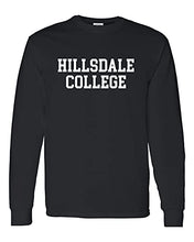 Load image into Gallery viewer, Hillsdale College 1 Color Long Sleeve T-Shirt - Black
