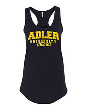 Load image into Gallery viewer, Vintage Adler University Alumni Ladies Tank Top - Black

