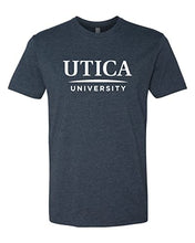 Load image into Gallery viewer, Utica University Text Exclusive Soft Shirt - Midnight Navy
