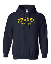 Load image into Gallery viewer, Drexel University Drexel Vintage 1891 Hooded Sweatshirt - Navy
