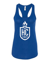 Load image into Gallery viewer, Hilbert College Shield Ladies Tank Top - Royal
