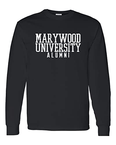 Marywood University Alumni Long Sleeve Shirt - Black