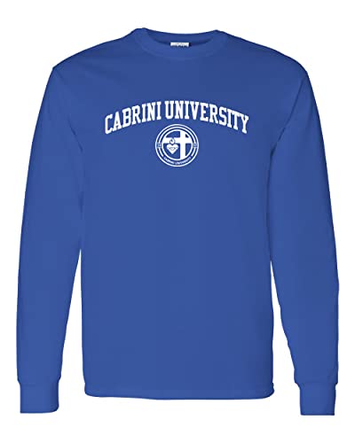 Cabrini University Arched Long Sleeve Shirt - Royal