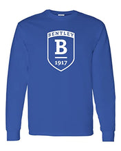 Load image into Gallery viewer, Bentley University Shield Long Sleeve T-Shirt - Royal
